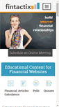 Mobile Screenshot of fintactix.com