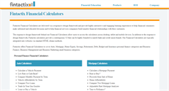 Desktop Screenshot of fintactix.net
